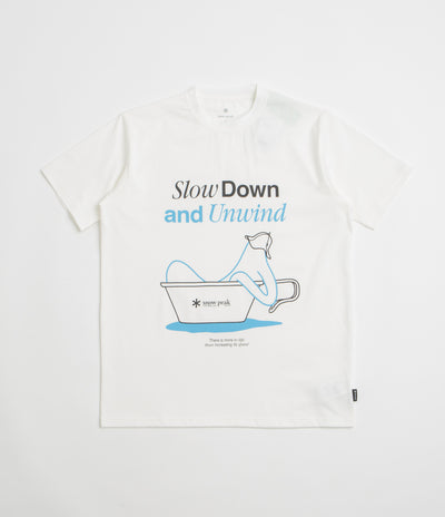 Snow Peak Relaxation T-Shirt - Off White