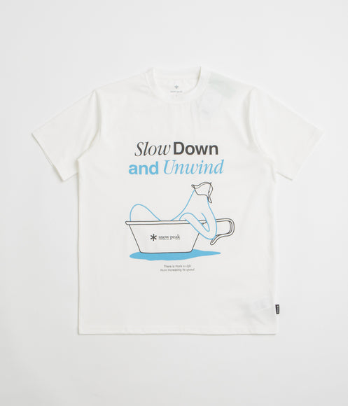 Snow Peak Relaxation T-Shirt - Off White