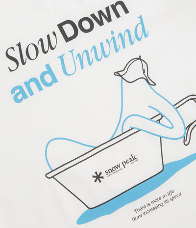 Snow Peak Relaxation T-Shirt - Off White
