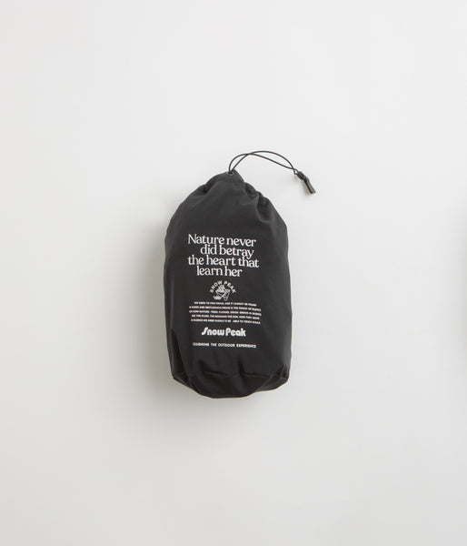 Snow Peak Shadow Ripstop Jacket - Black | flatspot