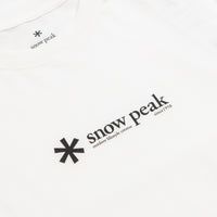 Snow Peak Soft Cotton Logo Long Sleeve T-Shirt - Off White thumbnail