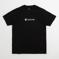 Snow Peak Soft Cotton Logo T-Shirt - Black thumbnail