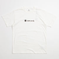 Snow Peak Soft Cotton Logo T-Shirt - Off White thumbnail