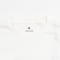 Snow Peak Soft Cotton Logo T-Shirt - Off White thumbnail