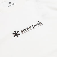 Snow Peak Soft Cotton Logo T-Shirt - Off White thumbnail