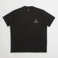 Snow Peak Soft Cotton Relaxed Logo T-Shirt in Black thumbnail