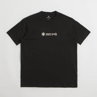 Snow Peak Soft Cotton Logo T-Shirt - Black thumbnail