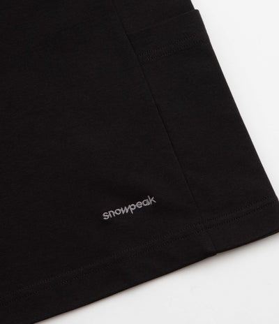 Snow Peak Stain Repellent T-Shirt - Black