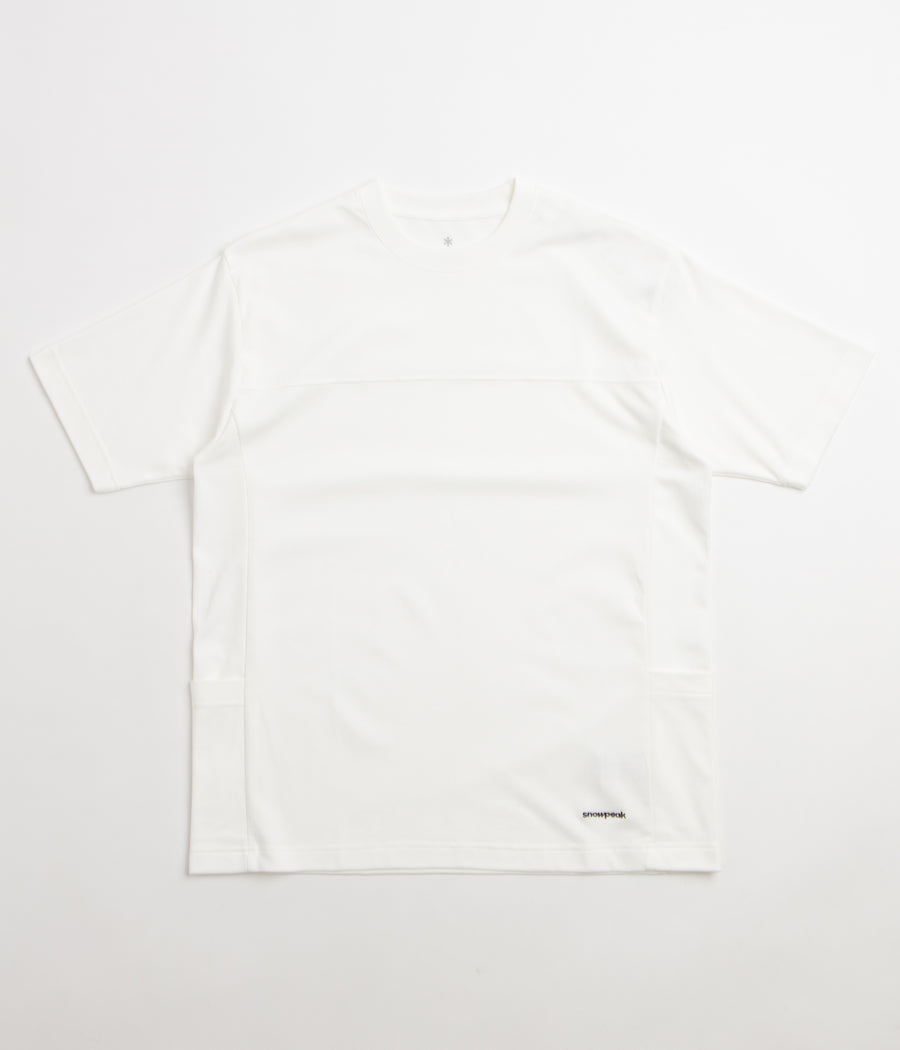 Snow Peak Stain Repellent T-Shirt in Off White