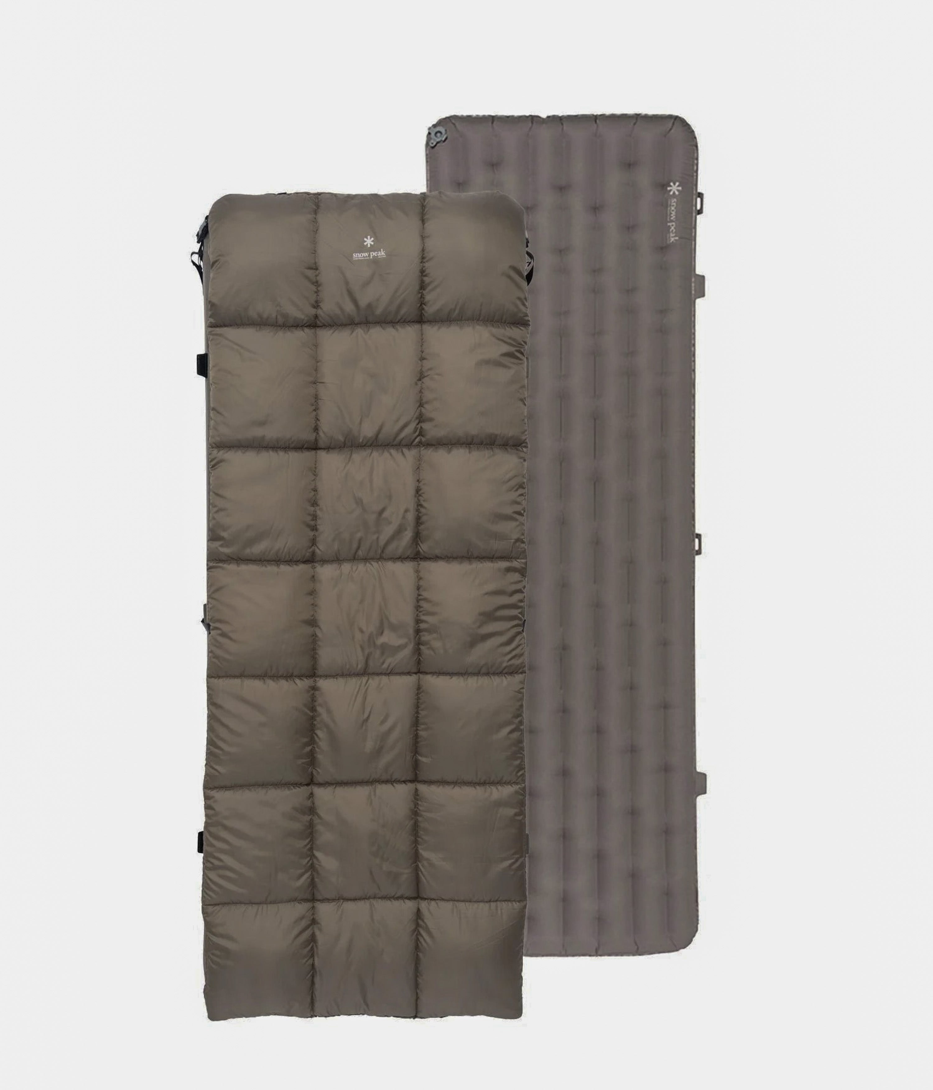 Snow Peak System Ofuton And Slim Mat Plus Set in Grey