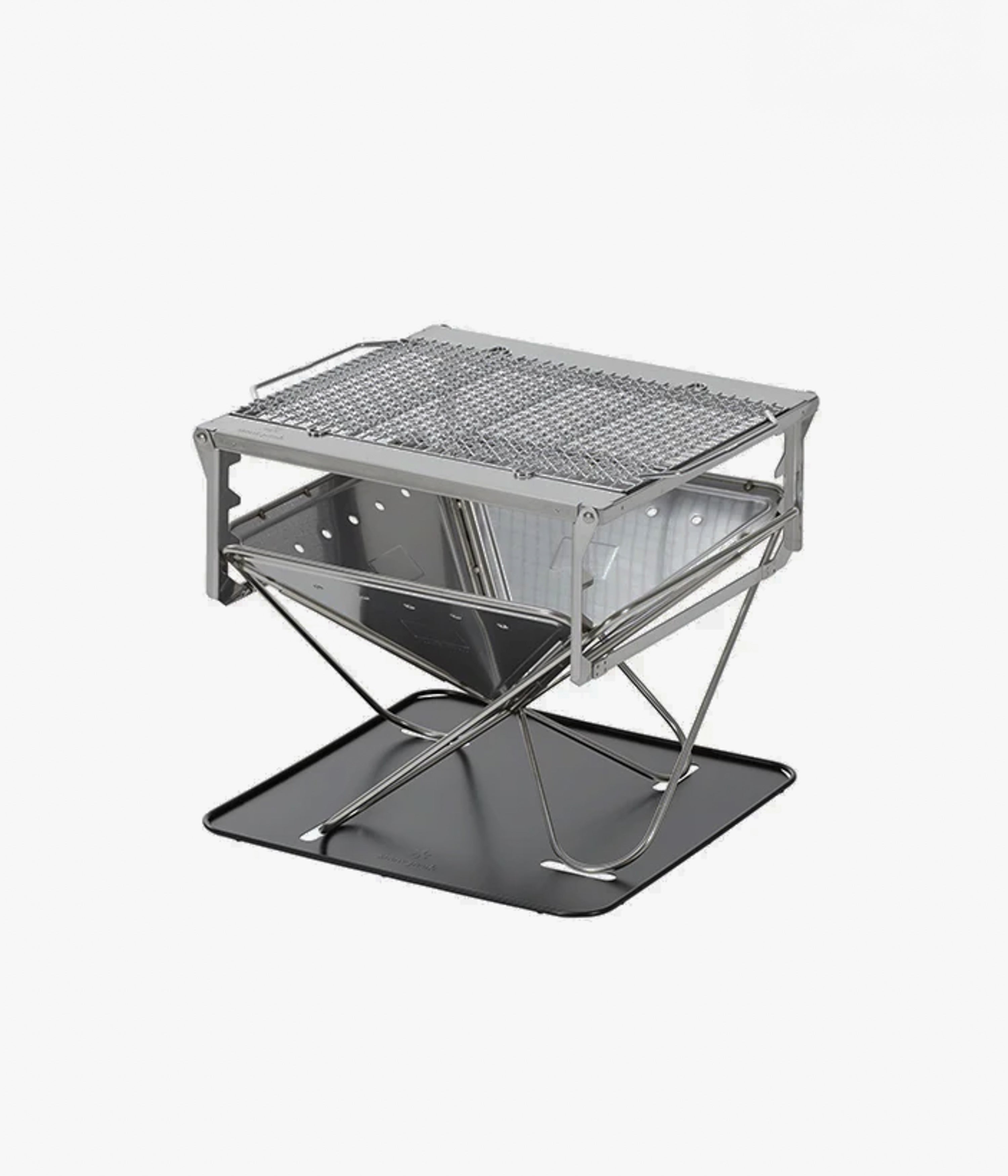 Snow Peak Takibi Fire And Grill Set in Silver