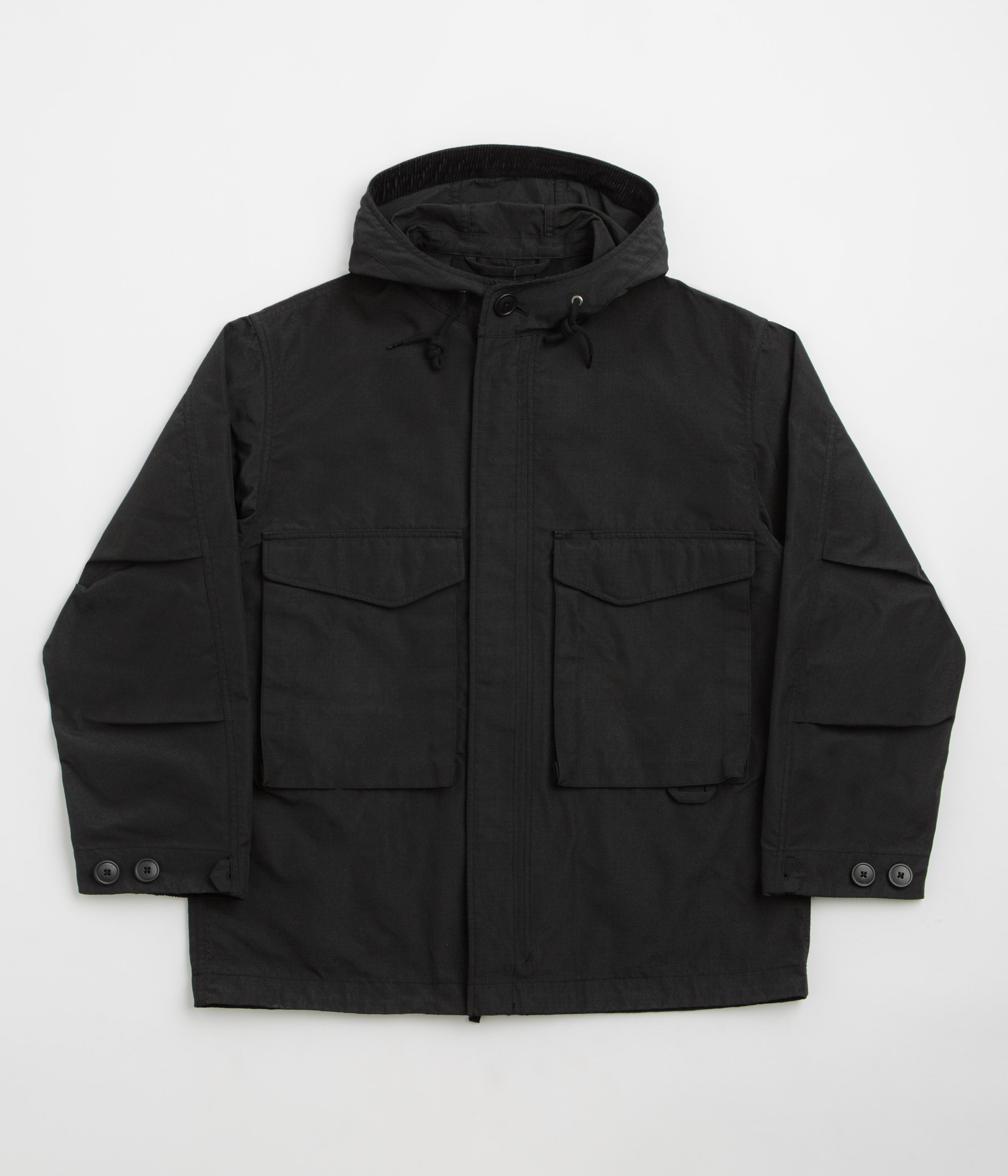 Snow Peak Takibi Ripstop Adjustable Jacket in Black