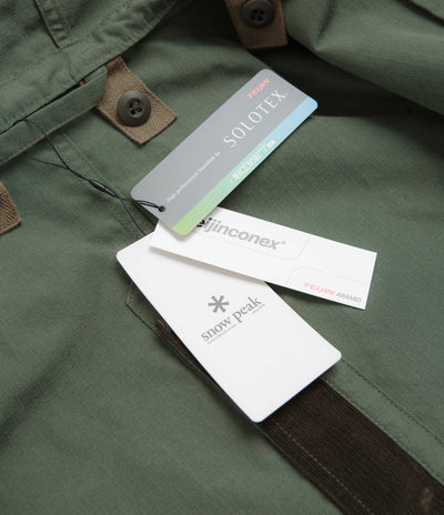 Snow Peak Takibi Ripstop Adjustable Jacket - Olive