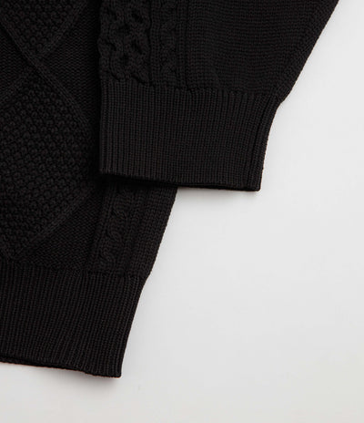 Snow Peak Technical Alan Knit Crewneck Sweatshirt - Black