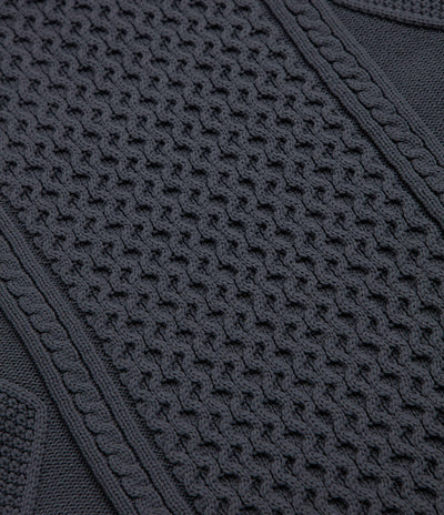 Snow Peak Technical Alan Knit Crewneck Sweatshirt - Charcoal