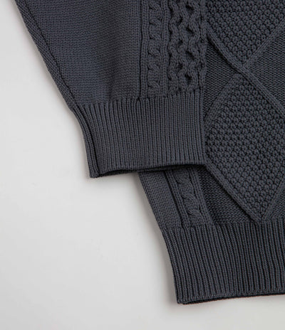 Snow Peak Technical Alan Knit Crewneck Sweatshirt - Charcoal