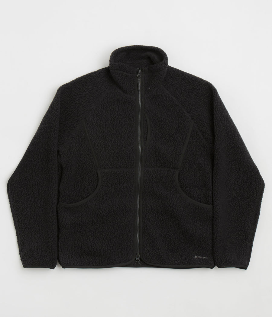Snow Peak Thermal Boa Fleece Jacket in Black