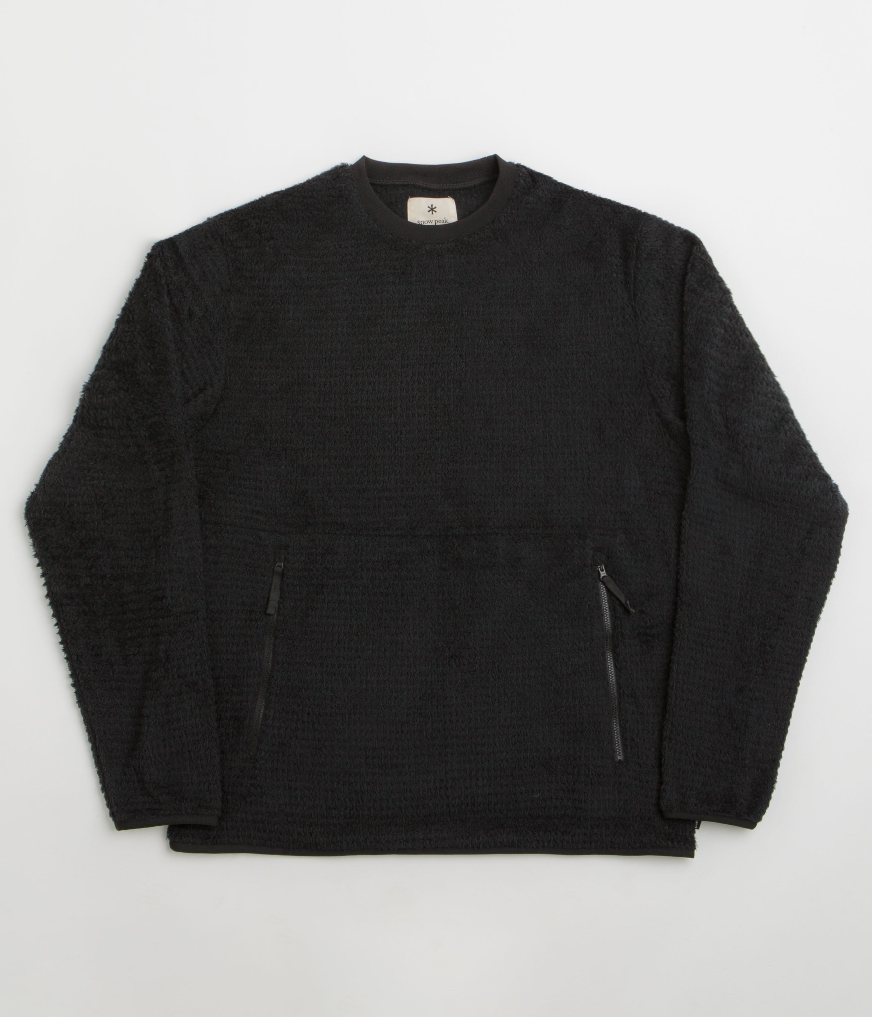 Snow Peak Thermo Control Sweatshirt in Black