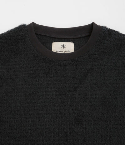 Snow Peak Thermo Control Sweatshirt in Black