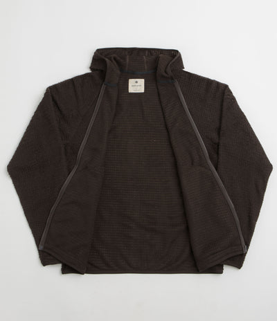Snow Peak Thermo Control Zip Up Parka in Dark Brown