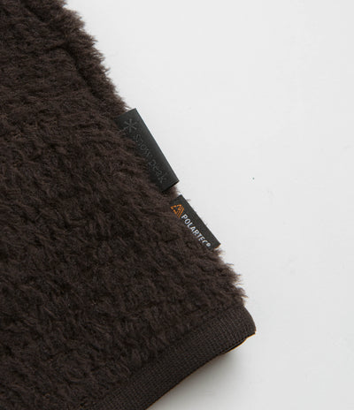 Snow Peak Thermo Control Zip Up Parka in Dark Brown
