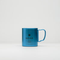 Snow Peak Titanium Double Wall 450ml Mug in Anodized Blue thumbnail