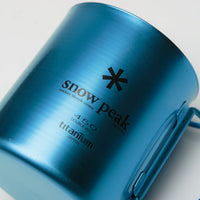 Snow Peak Titanium Double Wall 450ml Mug in Anodized Blue thumbnail