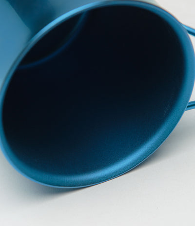 Snow Peak Titanium Double Wall 450ml Mug in Anodized Blue