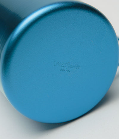 Snow Peak Titanium Double Wall 450ml Mug in Anodized Blue