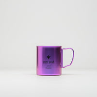 Snow Peak Titanium Double Wall 450ml Mug in Purple thumbnail