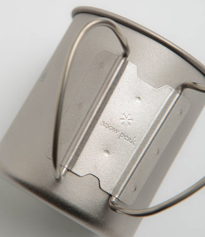 Snow Peak Titanium Single Wall 300ml Mug in Silver
