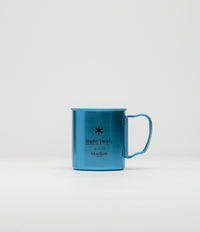 Snow Peak Titanium Single Wall 450ml Mug in Anodized Blue