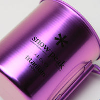 Snow Peak Titanium Single Wall 450ml Mug in Anodized Purple thumbnail