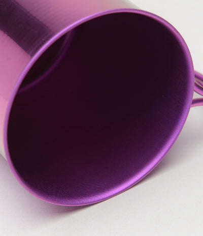 Snow Peak Titanium Single Wall 450ml Mug in Anodized Purple