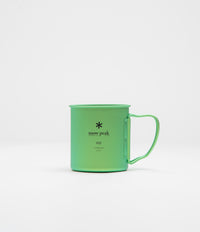 Snow Peak Titanium Single Wall 450ml Mug in Green