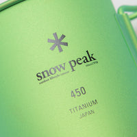 Snow Peak Titanium Single Wall 450ml Mug in Green thumbnail