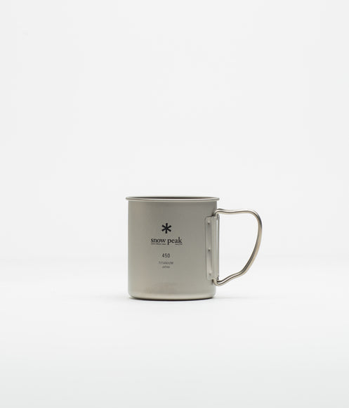 Snow Peak Titanium Single Wall 450ml Mug - Silver
