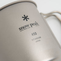 Snow Peak Titanium Single Wall 450ml Mug in Silver thumbnail