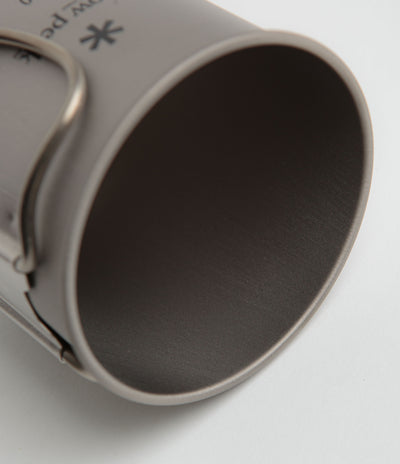 Snow Peak Titanium Single Wall 450ml Mug in Silver