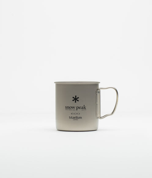 Snow Peak Titanium Single Wall 600ml Mug - Silver