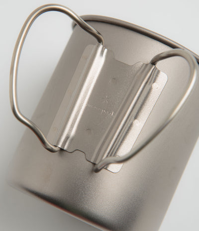 Snow Peak Titanium Single Wall 600ml Mug in Silver