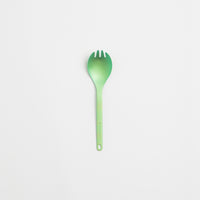 Snow Peak Titanium Spork in Green Anodized thumbnail