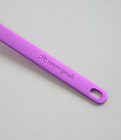 Snow Peak Titanium Spork in Purple Anodized