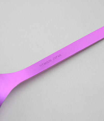 Snow Peak Titanium Spork in Purple Anodized