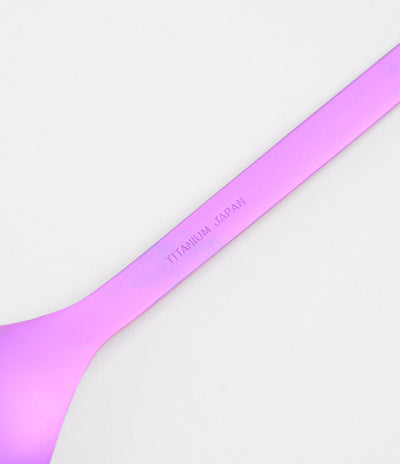 Snow Peak Titanium Spork in Purple Anodized