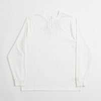 Snow Peak Typography Long Sleeve T-Shirt in Off White thumbnail