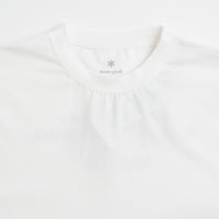 Snow Peak Typography Long Sleeve T-Shirt in Off White thumbnail