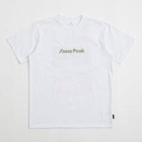 Snow Peak Unwind T-Shirt in White thumbnail