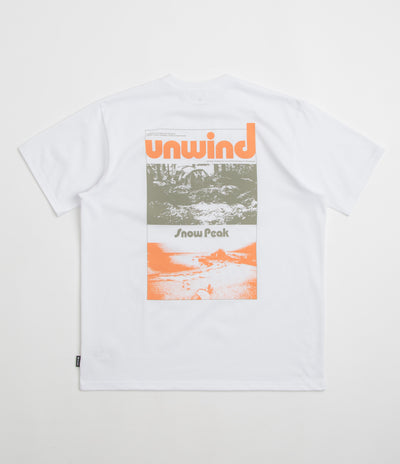 Snow Peak Unwind T-Shirt in White