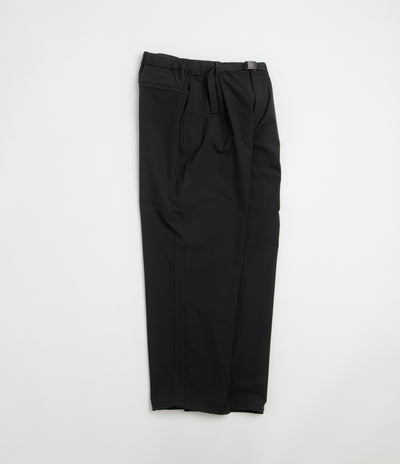 Snow Peak Water Repellent Stretch Relaxed Pants - Black